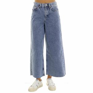 JEANS SFRANGIATO AZZURRO